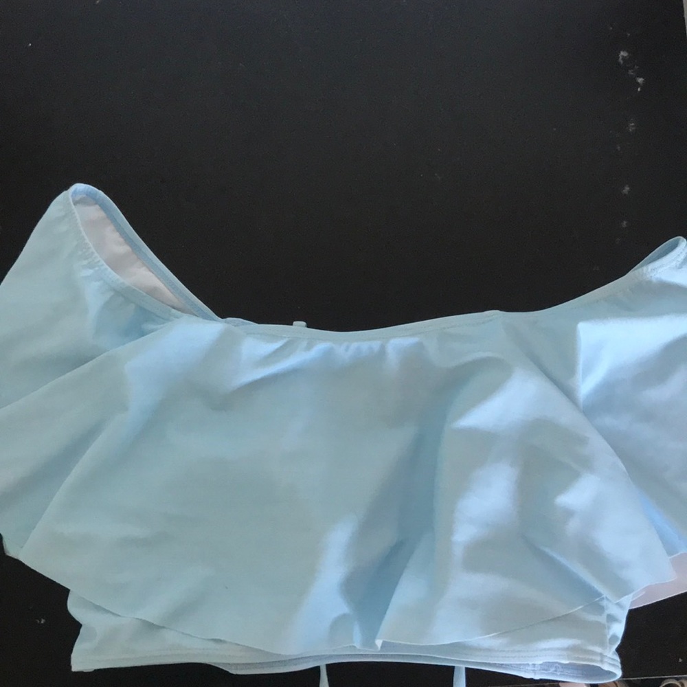 Off shoulder strapless bikini top